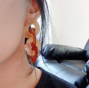 Jewelry - New tortoiseshell marble earrings Jewelry - New tortoiseshell marble earrings